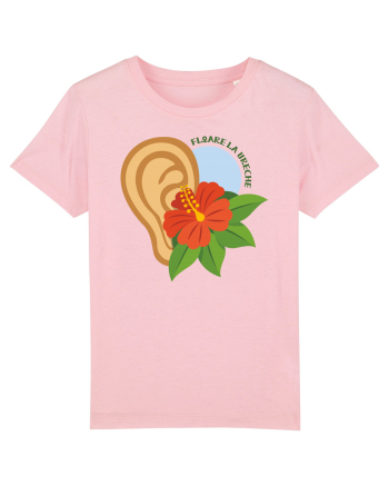 Floare la ureche Cotton Pink