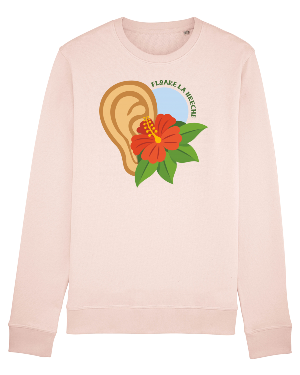 Bluză mânecă lungă Unisex Rise Candy Pink