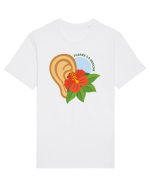 Floare la ureche Tricou mânecă scurtă Unisex Rocker