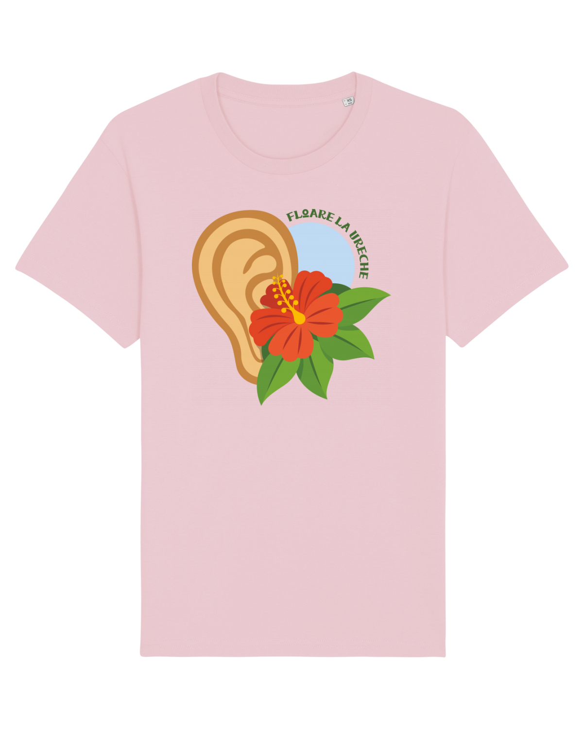 Tricou mânecă scurtă Unisex Rocker Cotton Pink