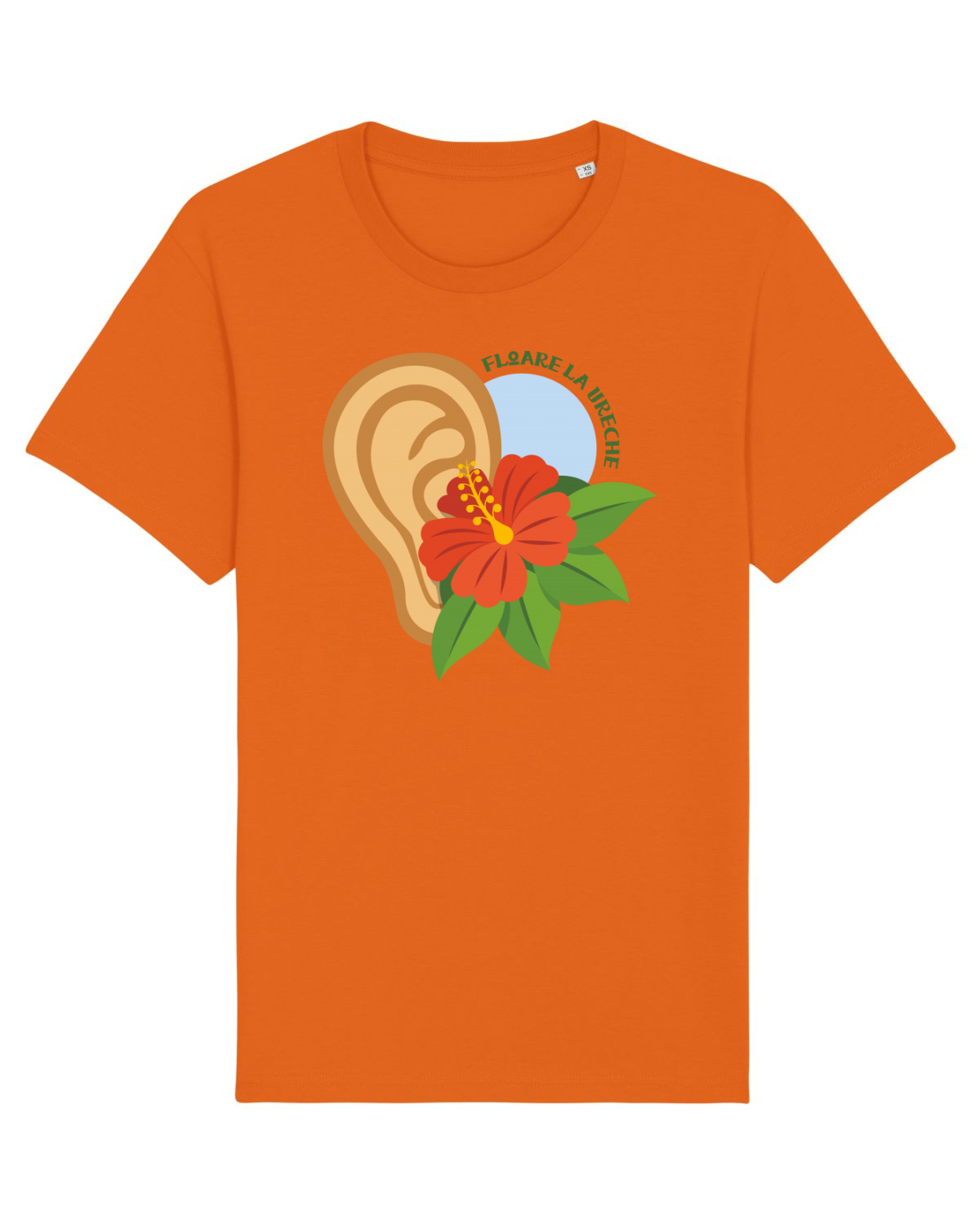 Tricou mânecă scurtă Unisex Rocker Bright Orange