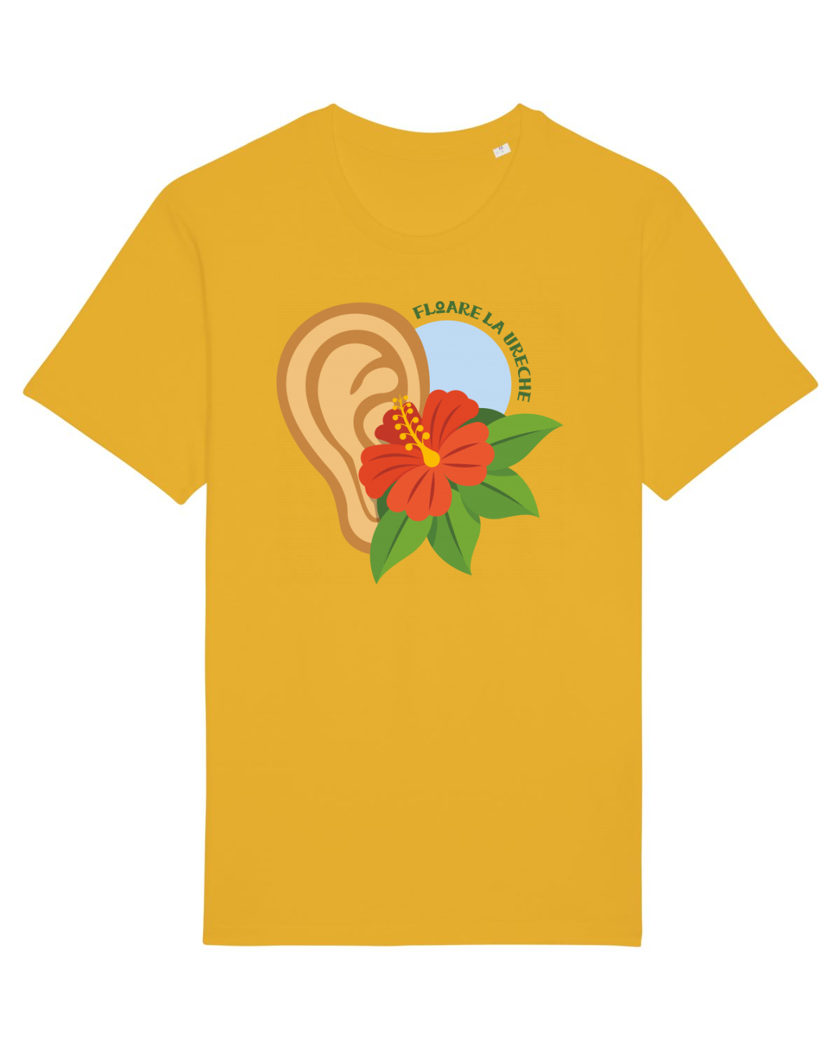 Tricou mânecă scurtă Unisex Rocker Spectra Yellow