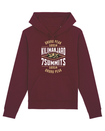 Kilimanjaro - 7 summits - Uhuru Peak Burgundy