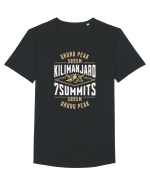 Kilimanjaro - 7 summits - Uhuru Peak Tricou mânecă scurtă guler larg Bărbat Skater