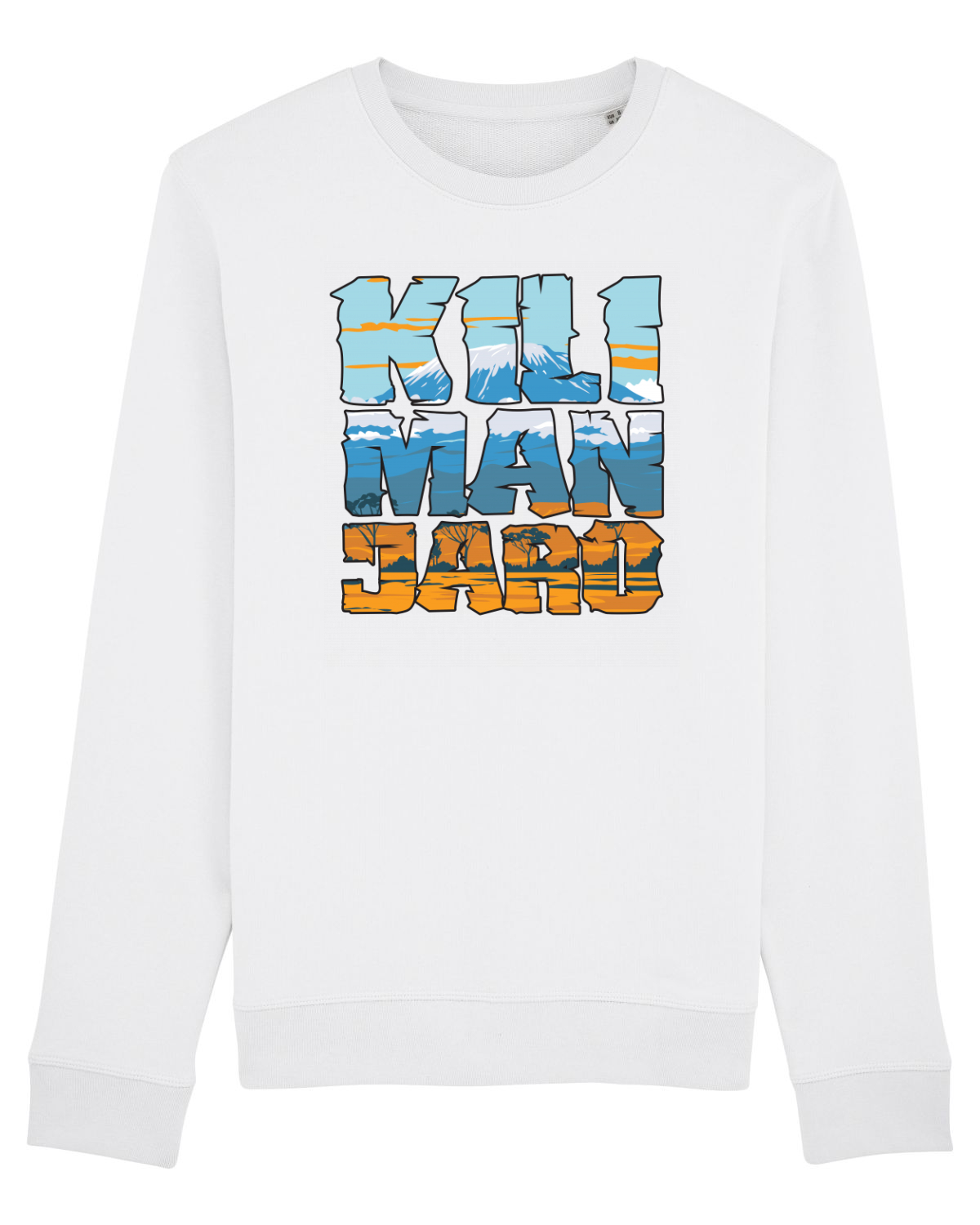 Bluză mânecă lungă Unisex Rise White