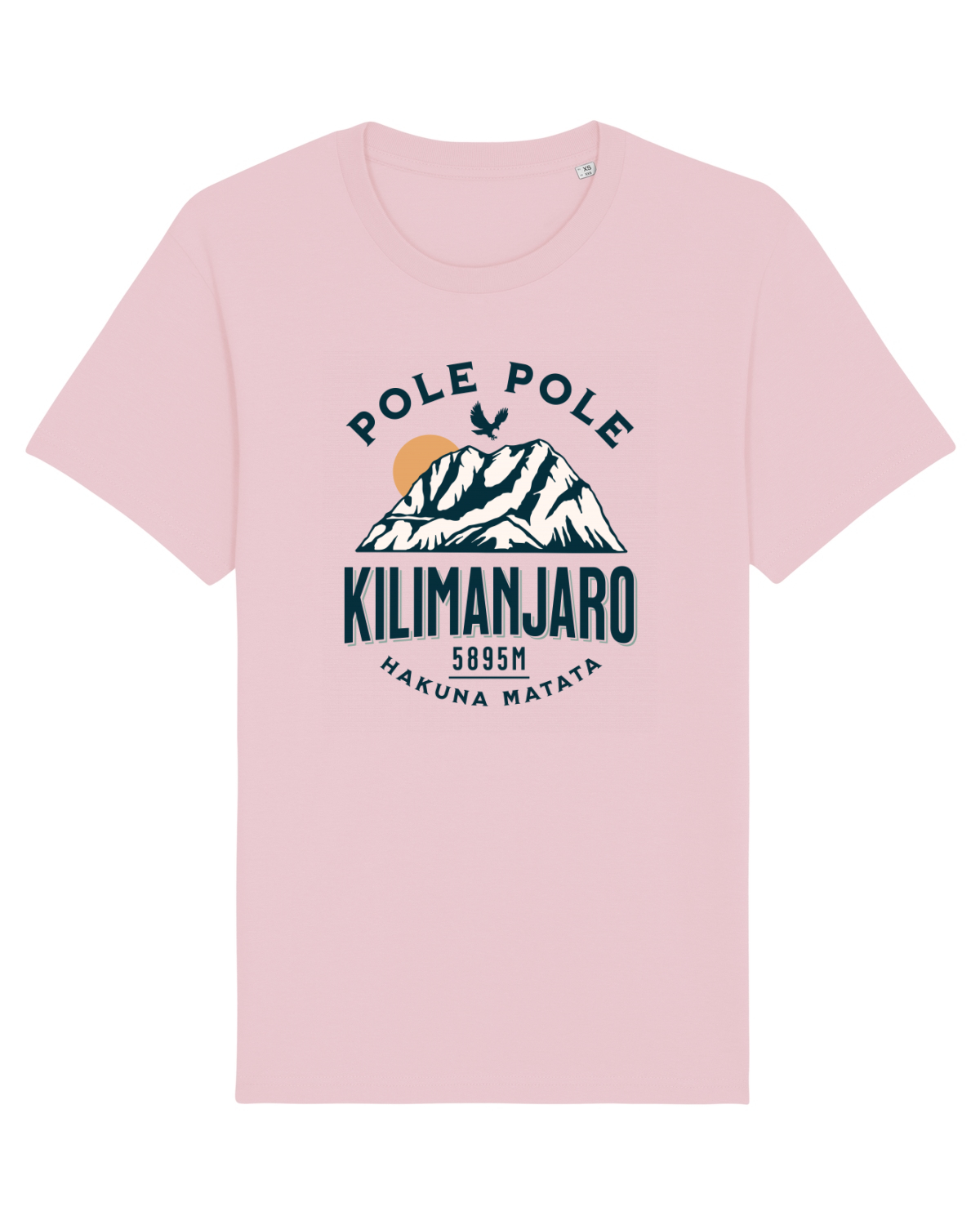 Tricou mânecă scurtă Unisex Rocker Cotton Pink