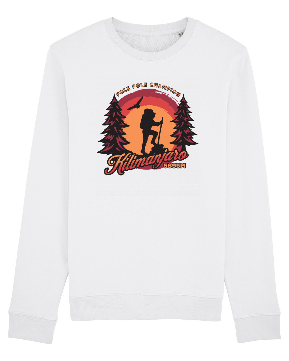 Bluză mânecă lungă Unisex Rise White