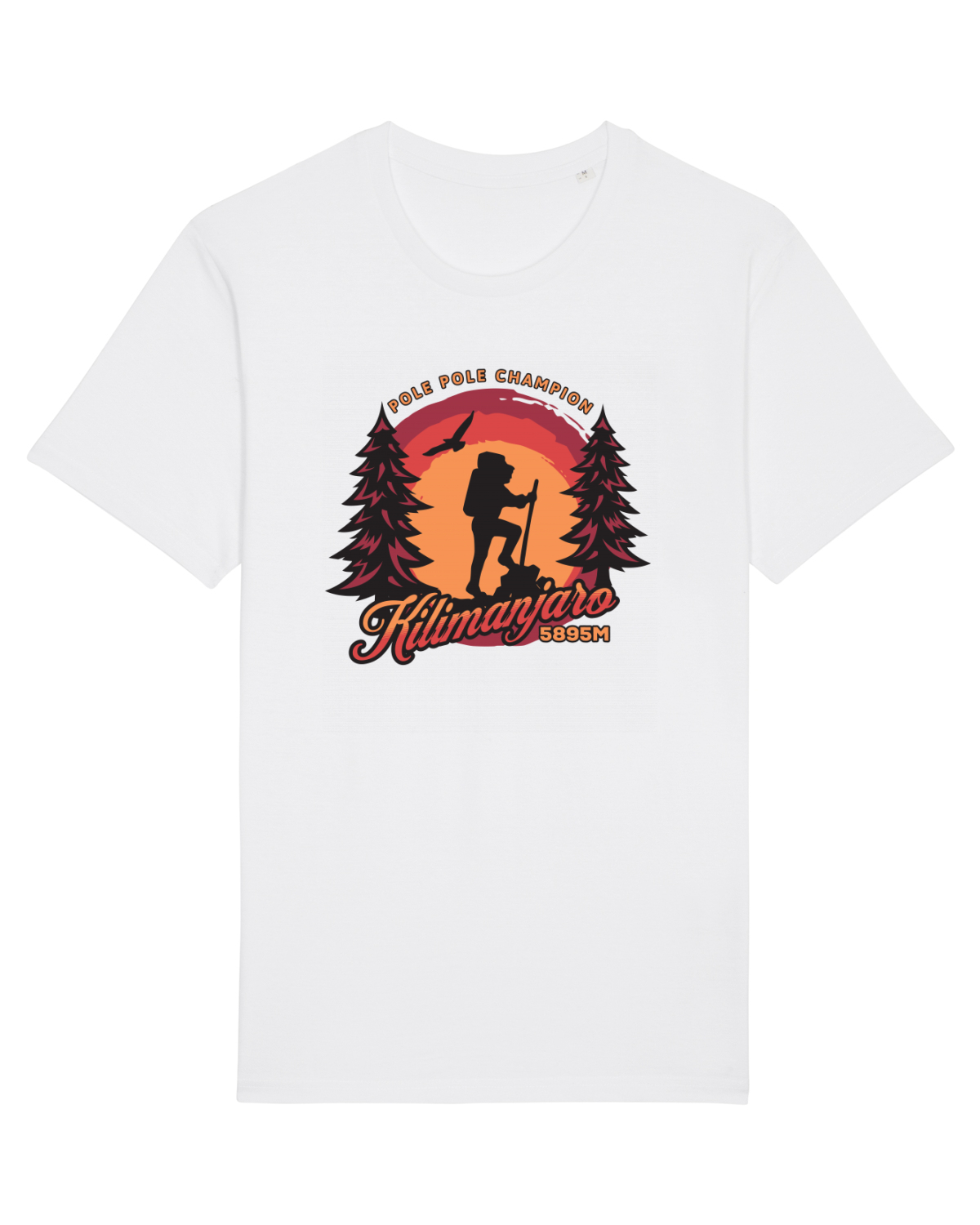 Tricou mânecă scurtă Unisex Rocker White