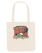 Kilimanjaro - Retro Pole pole Sacoșă textilă