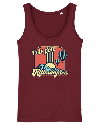 Kilimanjaro - Retro Pole pole Burgundy