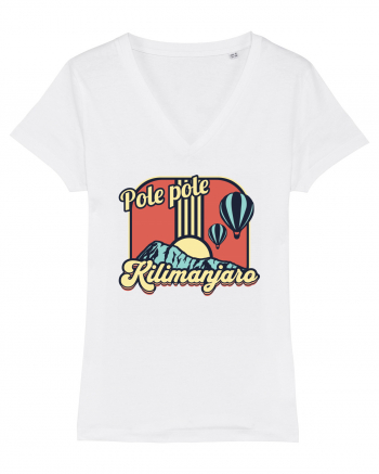 Kilimanjaro - Retro Pole pole White