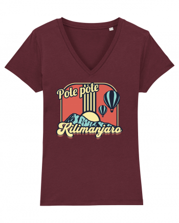 Kilimanjaro - Retro Pole pole Burgundy