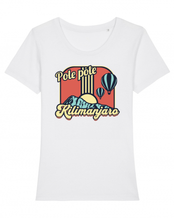 Kilimanjaro - Retro Pole pole White