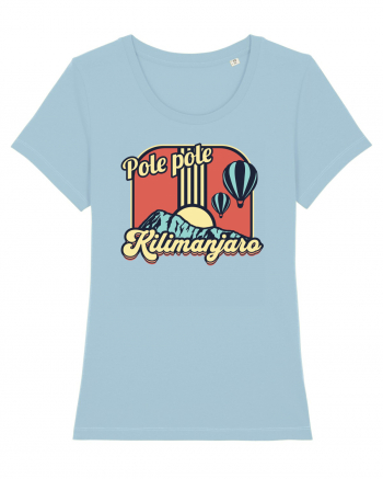 Kilimanjaro - Retro Pole pole Sky Blue