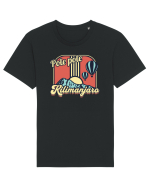 Kilimanjaro - Retro Pole pole Tricou mânecă scurtă Unisex Rocker