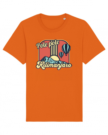 Kilimanjaro - Retro Pole pole Bright Orange