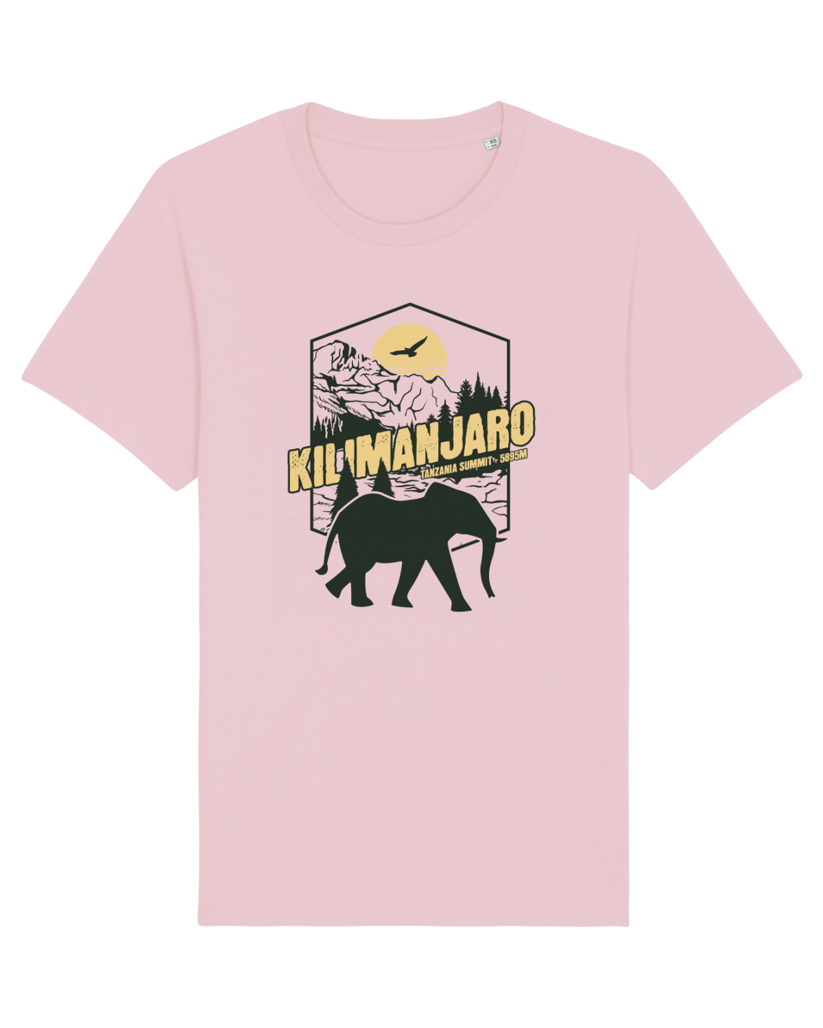 Tricou mânecă scurtă Unisex Rocker Cotton Pink