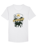 Kilimanjaro - Tanzania summit - Elephant Tricou mânecă scurtă guler larg Bărbat Skater
