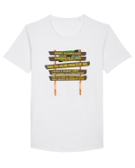 Kilimanjaro - Uhuru Peak Sign Tricou mânecă scurtă guler larg Bărbat Skater