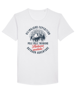 Kilimanjaro expedition - Pole pole trekking Tricou mânecă scurtă guler larg Bărbat Skater