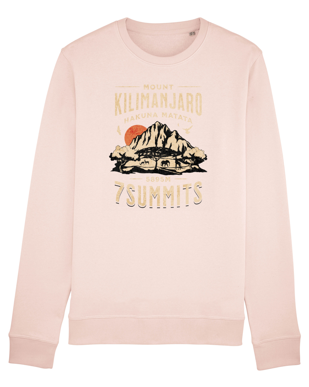 Bluză mânecă lungă Unisex Rise Candy Pink