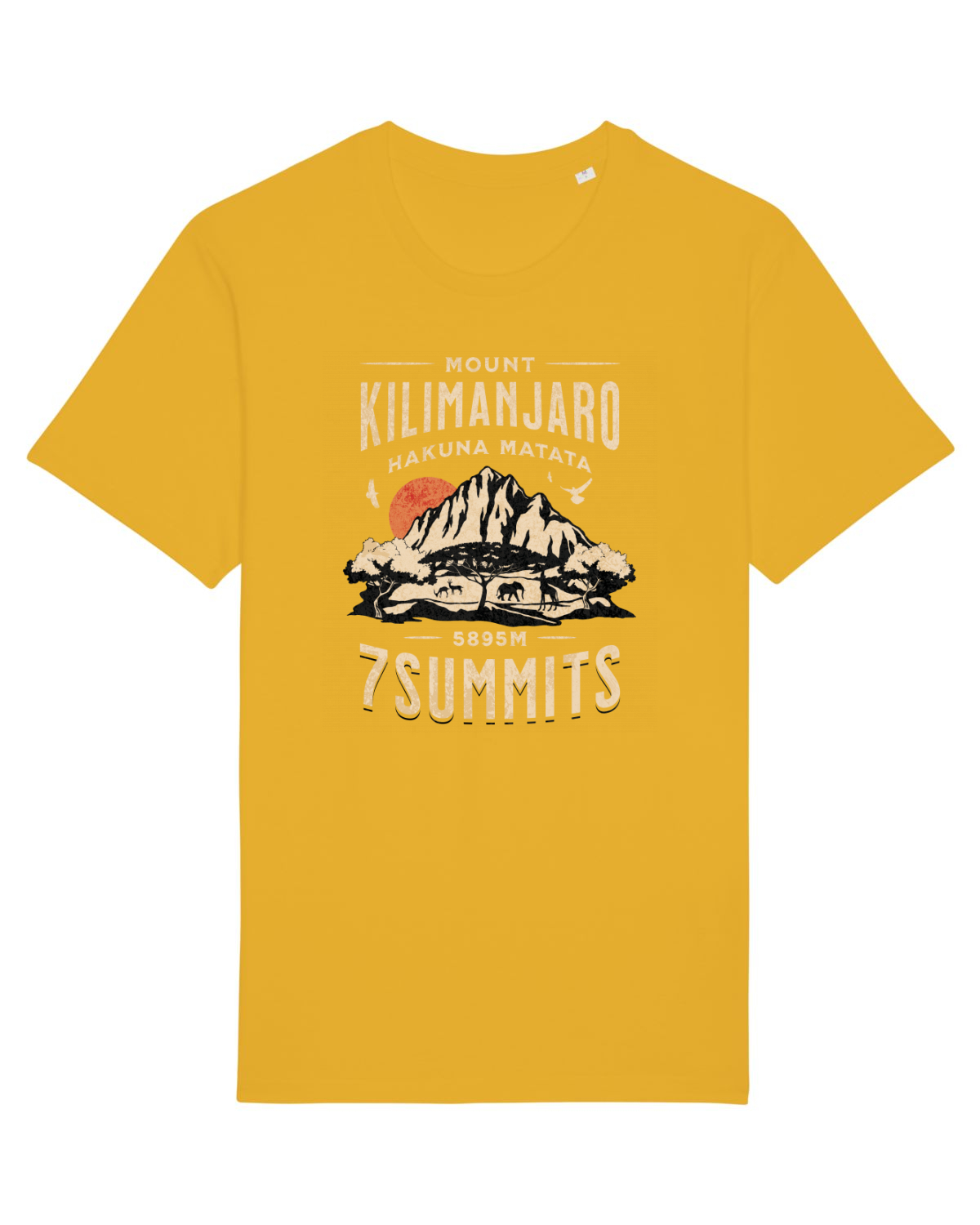 Tricou mânecă scurtă Unisex Rocker Spectra Yellow
