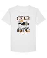 The adventure - Kilimanjaro - Uhuru Peak Tricou mânecă scurtă guler larg Bărbat Skater