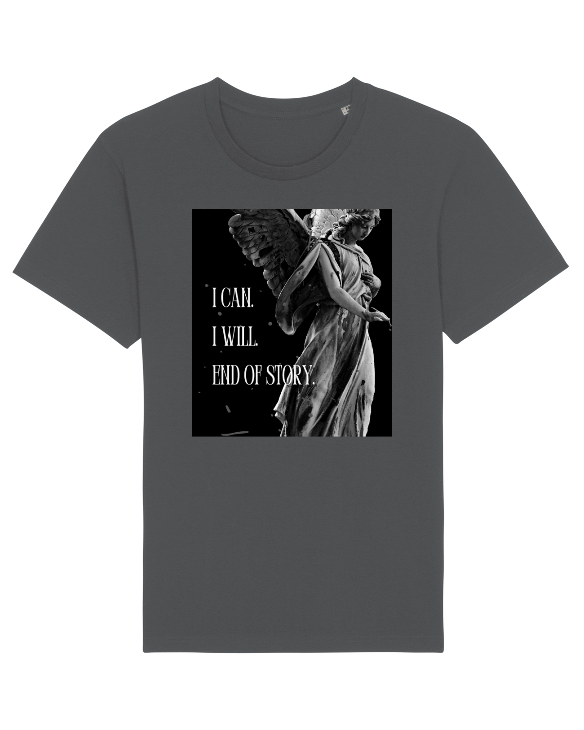 Tricou mânecă scurtă Unisex Rocker Anthracite