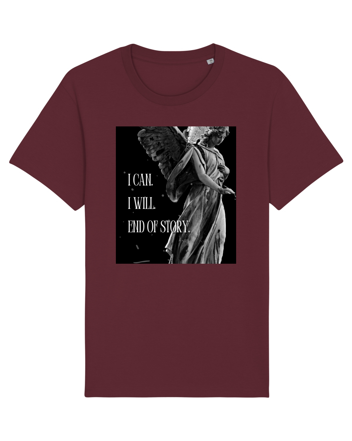 Tricou mânecă scurtă Unisex Rocker Burgundy