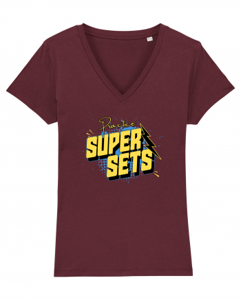 Practice super sets Burgundy