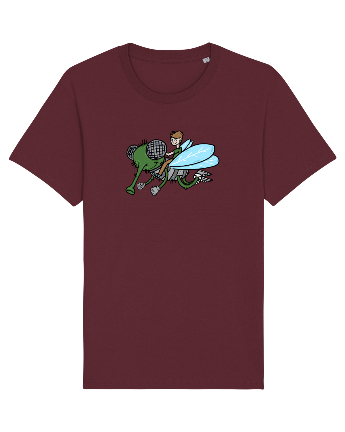 Tricou mânecă scurtă Unisex Rocker Burgundy