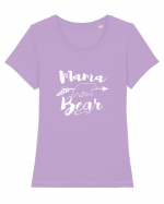 Mama Bear Tricou mânecă scurtă guler larg fitted Damă Expresser