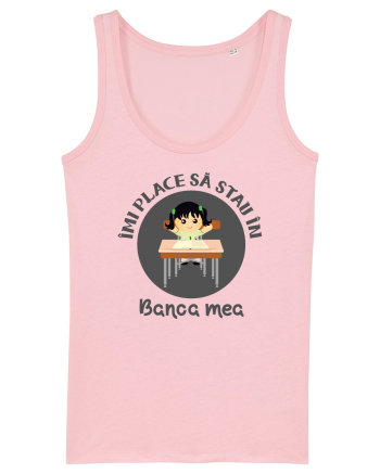 Îmi place să stau în banca mea - ea Cotton Pink