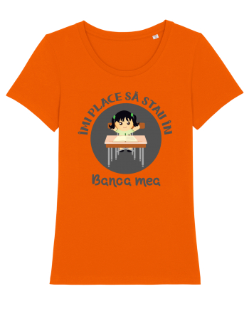 Îmi place să stau în banca mea - ea Bright Orange