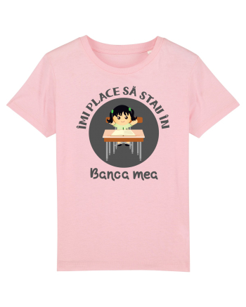 Îmi place să stau în banca mea - ea Cotton Pink