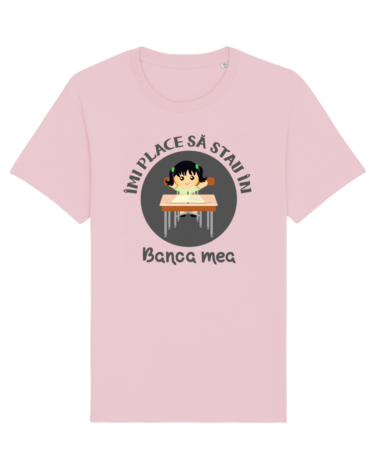 Tricou mânecă scurtă Unisex Rocker Cotton Pink