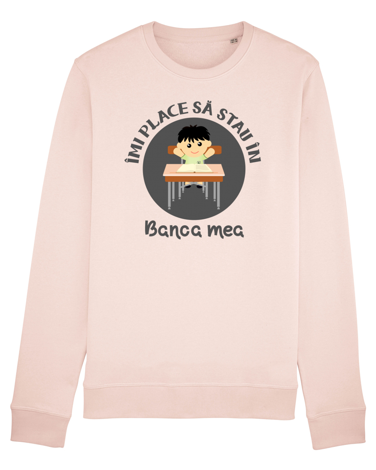 Bluză mânecă lungă Unisex Rise Candy Pink
