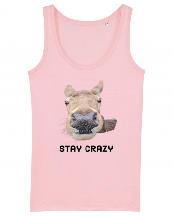 Stay crazy Cotton Pink