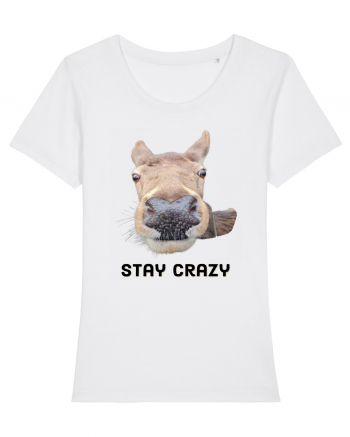 Stay crazy White