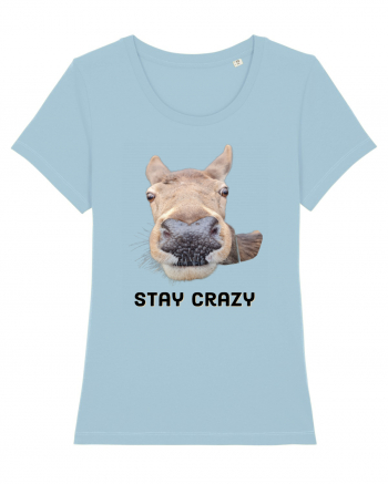 Stay crazy Sky Blue