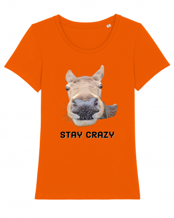 Stay crazy Bright Orange