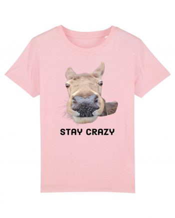 Stay crazy Cotton Pink