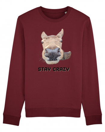 Stay crazy Burgundy