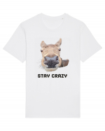 Stay crazy Tricou mânecă scurtă Unisex Rocker