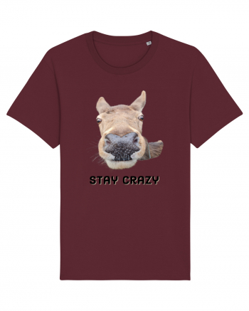 Stay crazy Burgundy