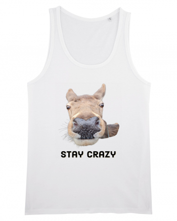 Stay crazy White