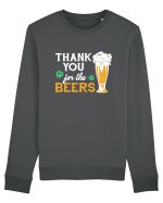 Thank you for the Beers Bluză mânecă lungă Unisex Rise