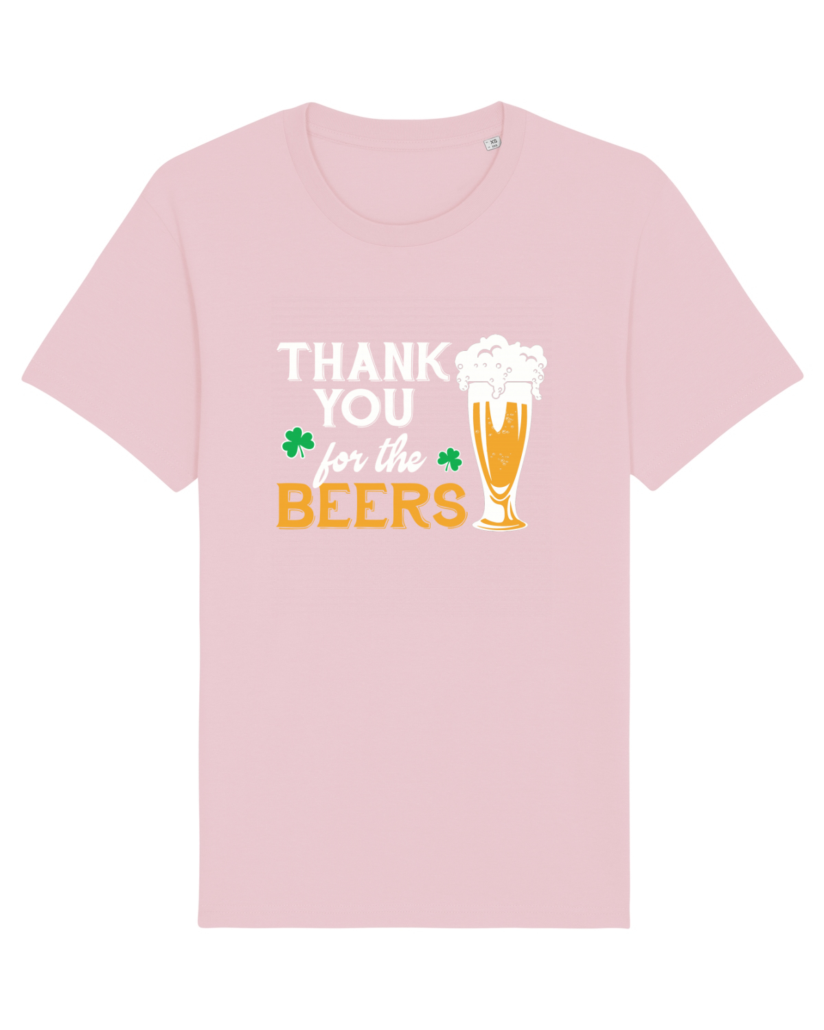 Tricou mânecă scurtă Unisex Rocker Cotton Pink
