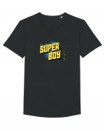 Super Boy Tricou mânecă scurtă guler larg Bărbat Skater