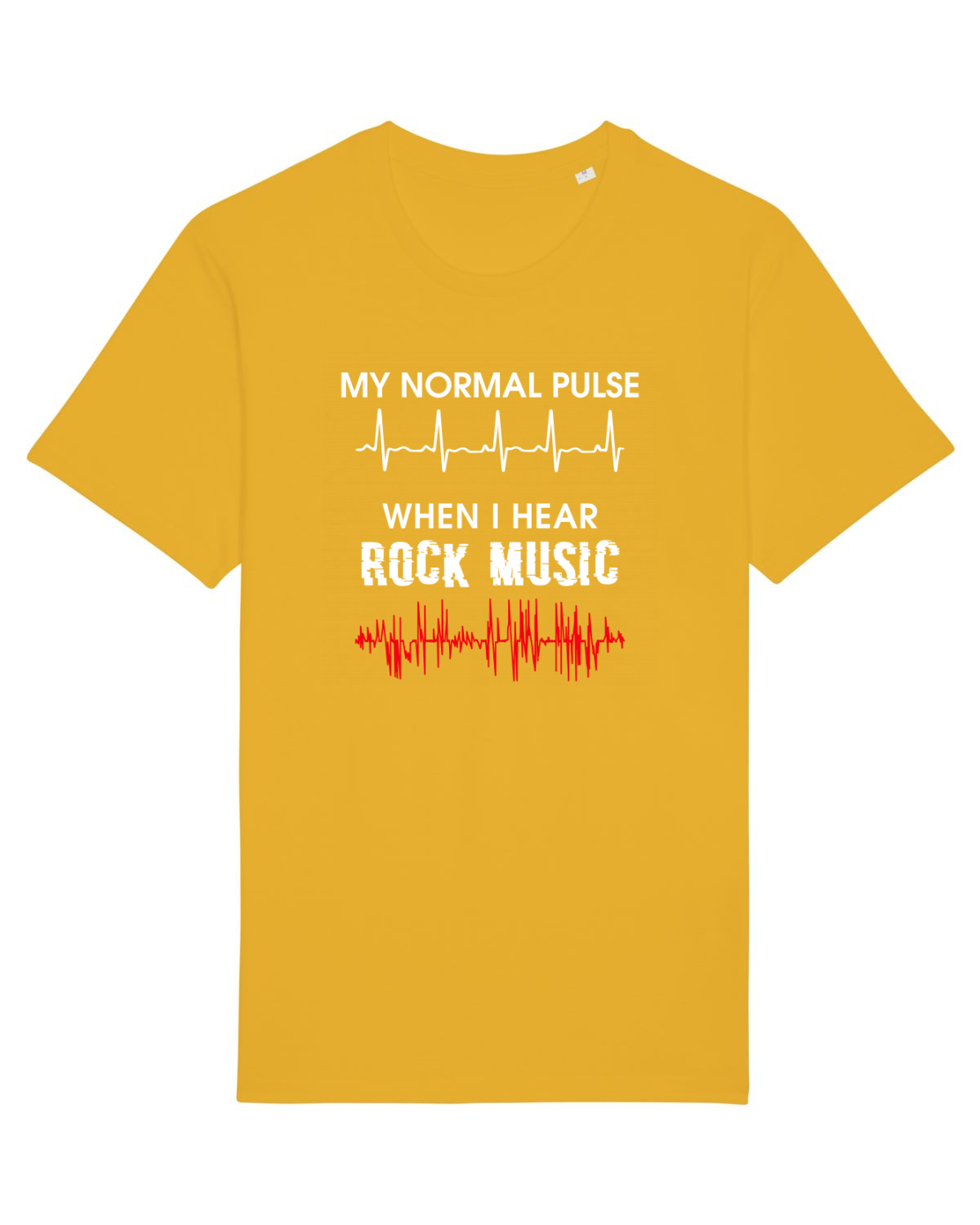 Tricou mânecă scurtă Unisex Rocker Spectra Yellow